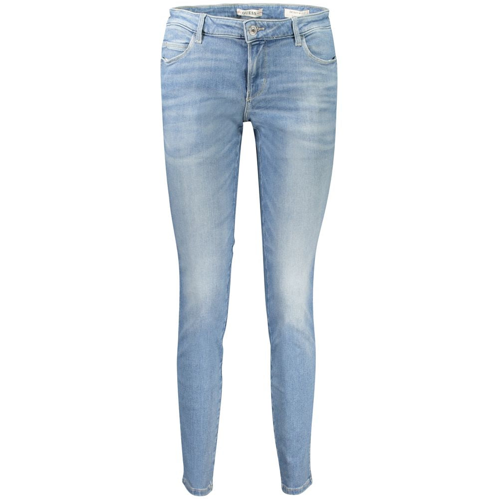 Guess Jeans Lichtblauwe Gerecycleerde Katoenen Damesjeans