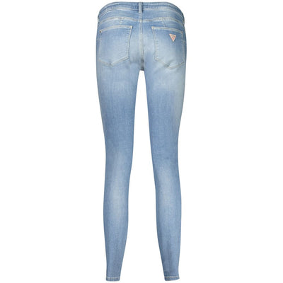 Guess Jeans Lichtblauwe Gerecycleerde Katoenen Damesjeans