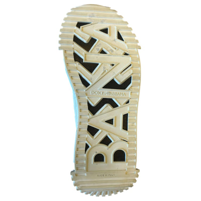 Dolce &amp; Gabbana Witte Zwarte Lage NS1 Sneakers Schoenen