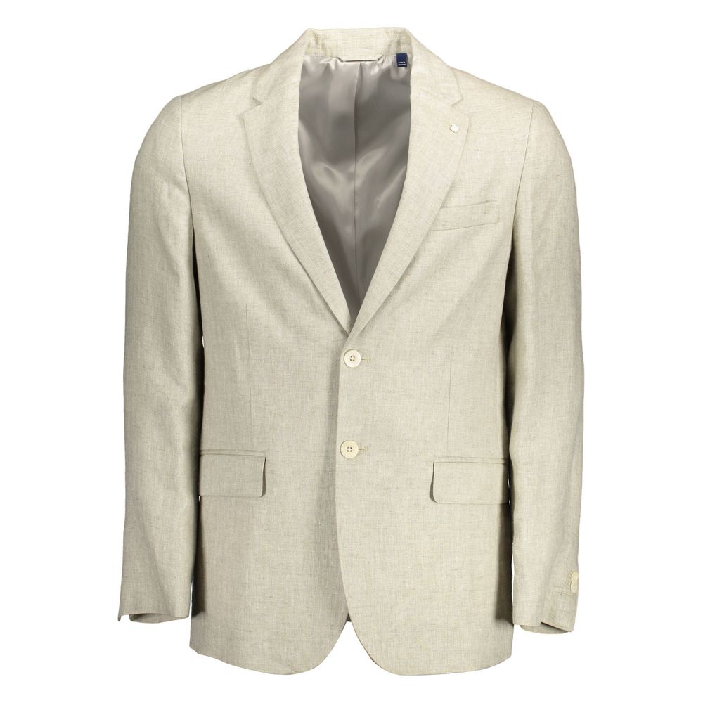 Veste homme en lin beige Gant