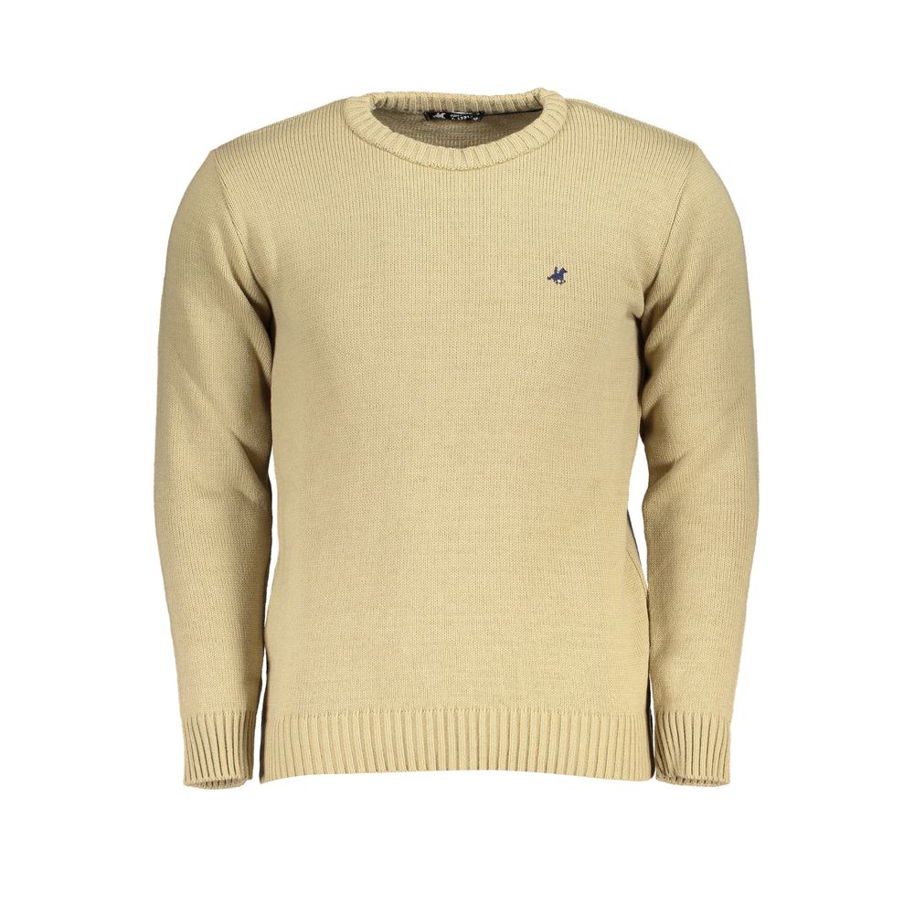 US Grand Polo beige stoffen trui