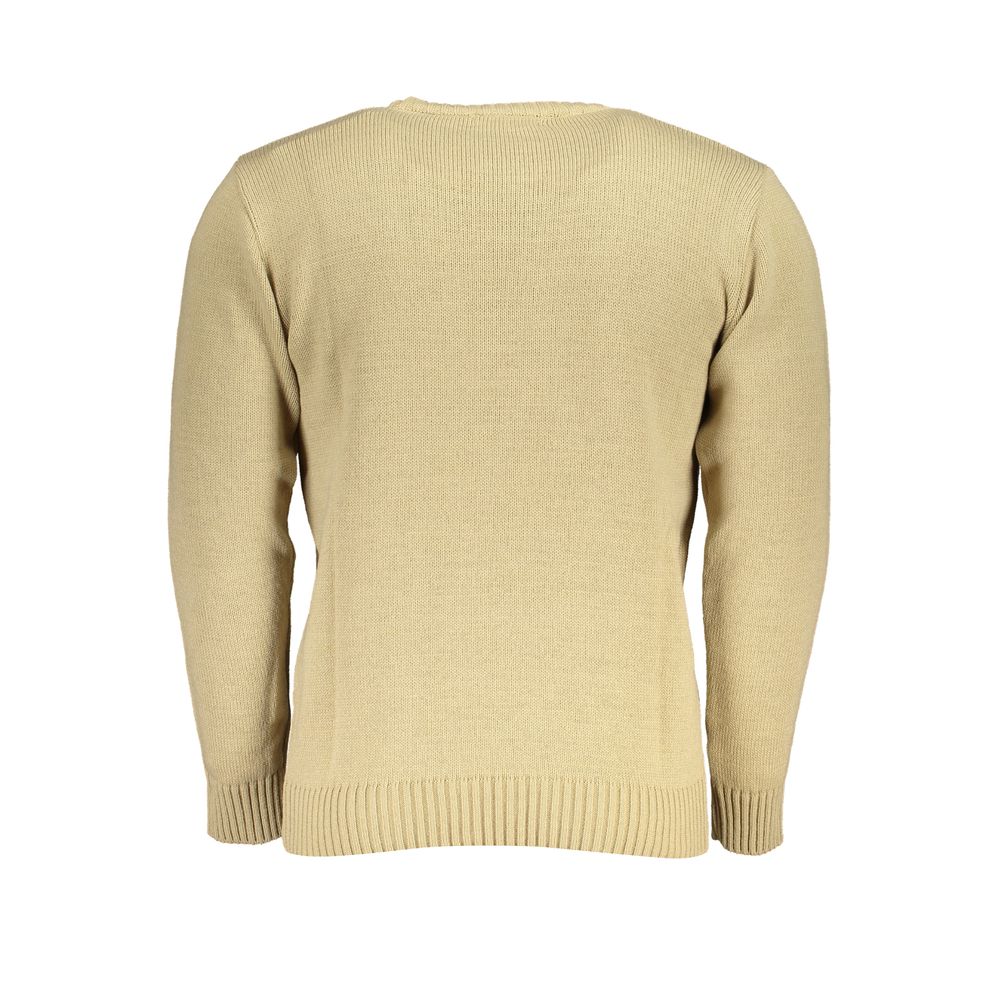 US Grand Polo beige stoffen trui