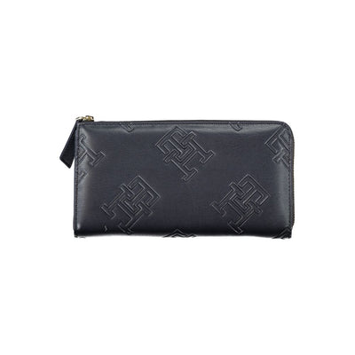 Elegante blauwe portemonnee met ritssluiting van Tommy Hilfiger