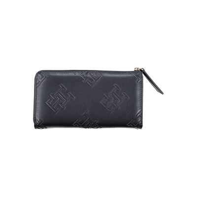Elegante blauwe portemonnee met ritssluiting van Tommy Hilfiger