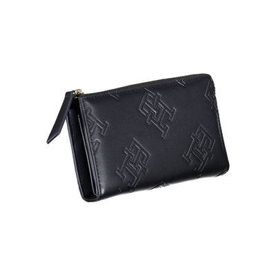 Elegante blauwe portemonnee met ritssluiting van Tommy Hilfiger