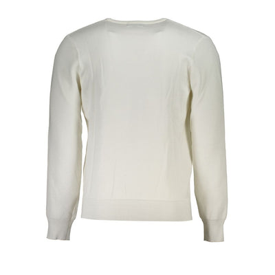 US Grand Polo Crew Neck-trui met contrastdetails