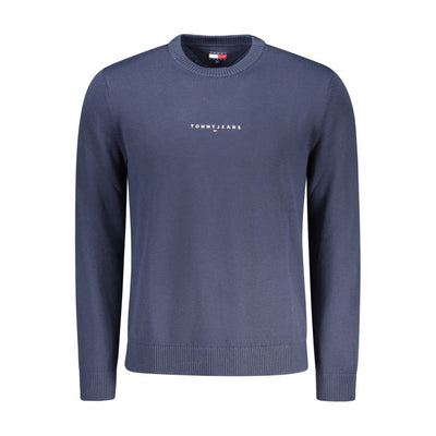 Pull homme Tommy Hilfiger bleu en polyester
