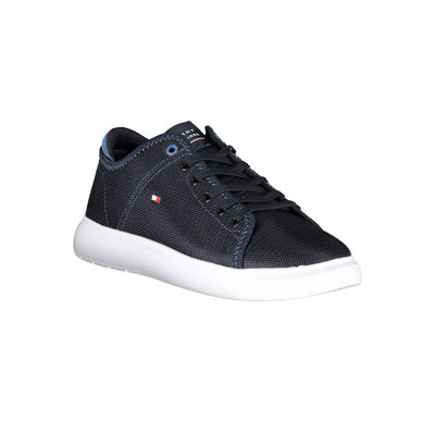 Tommy Hilfiger Blauwe Gerecyclede Polyester Heren Sneaker