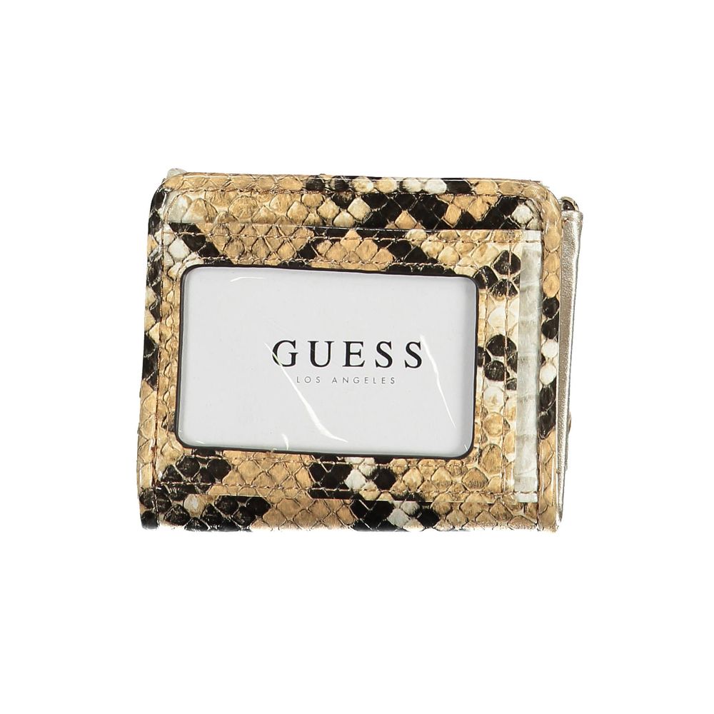Guess Jeans Beige Polyethyleen Dames Portemonnee