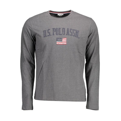 US POLO ASSN. Bruin katoenen heren T-shirt