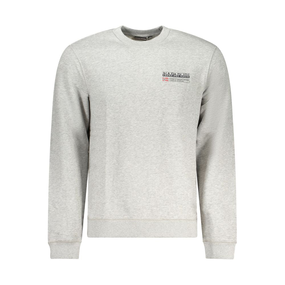 Pull en coton gris Napapijri
