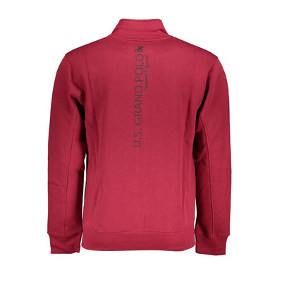 Sweat-shirt à manches longues US Grand Polo élégant en polaire - Rose