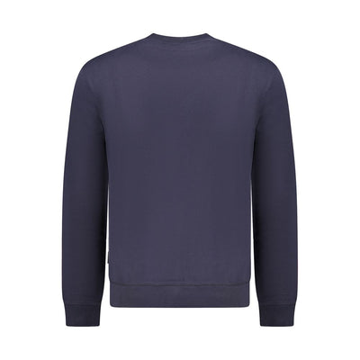 Pull Napapijri bleu en coton pour homme