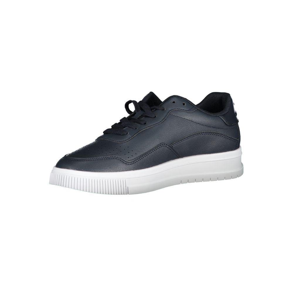 Tommy Hilfiger blauwe leren herensneaker