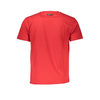 Cavalli Class Rood Katoenen Heren T-shirt