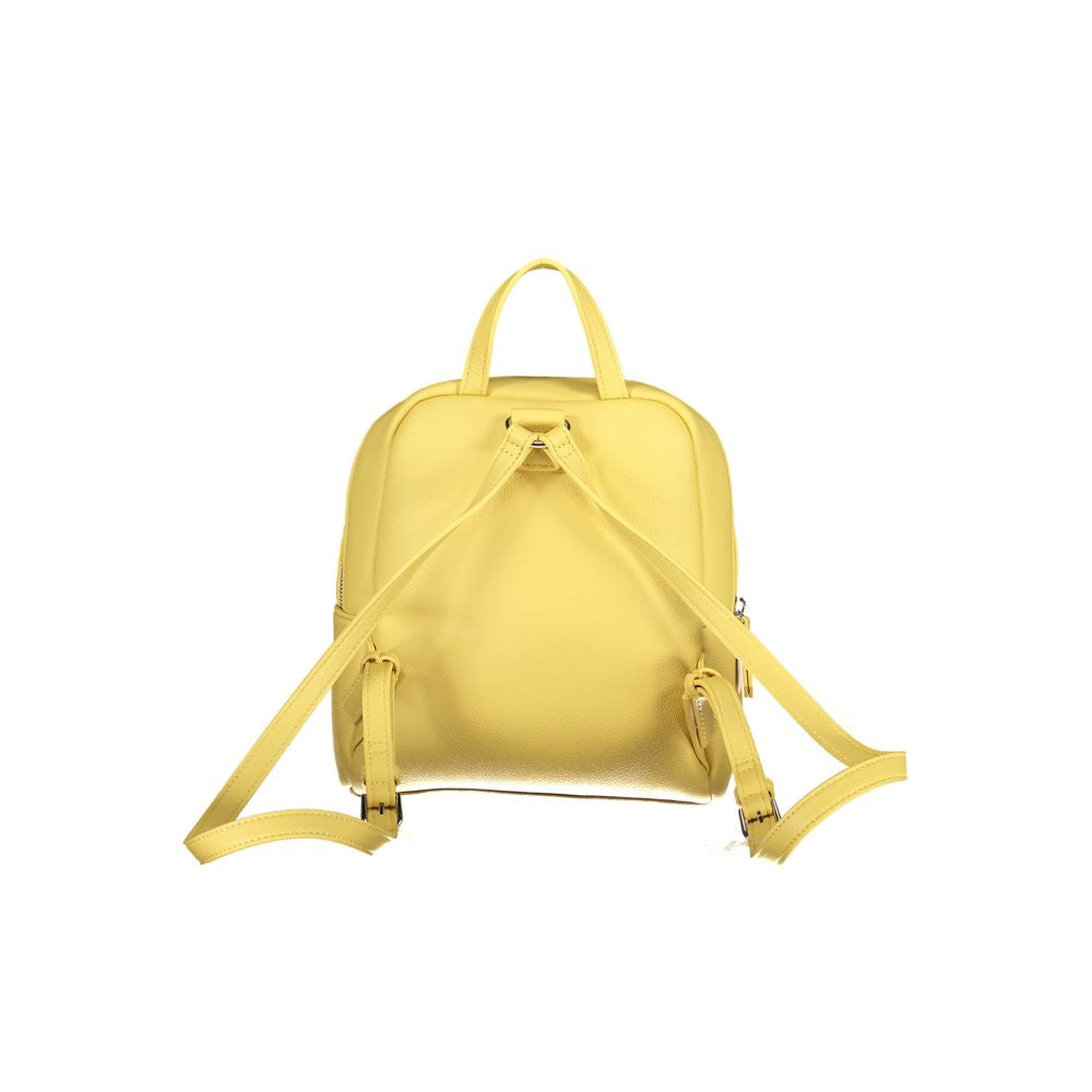 Mario Valentino Yellow Polyethylene Backpack