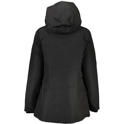 Woolrich zwarte katoenen jassen en jassen