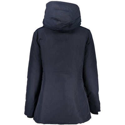 Woolrich blauwe katoenen jassen en jassen