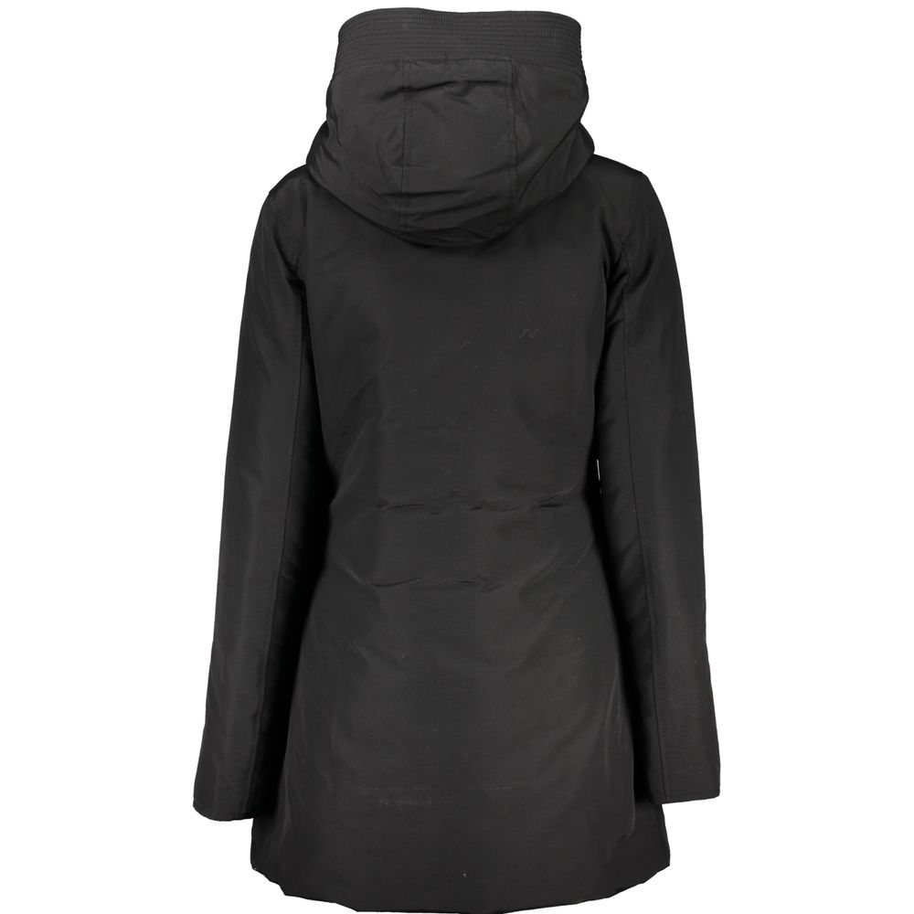 Woolrich zwarte katoenen jassen en jassen