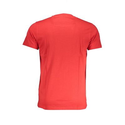 Cavalli Class Rood Katoenen T-shirt