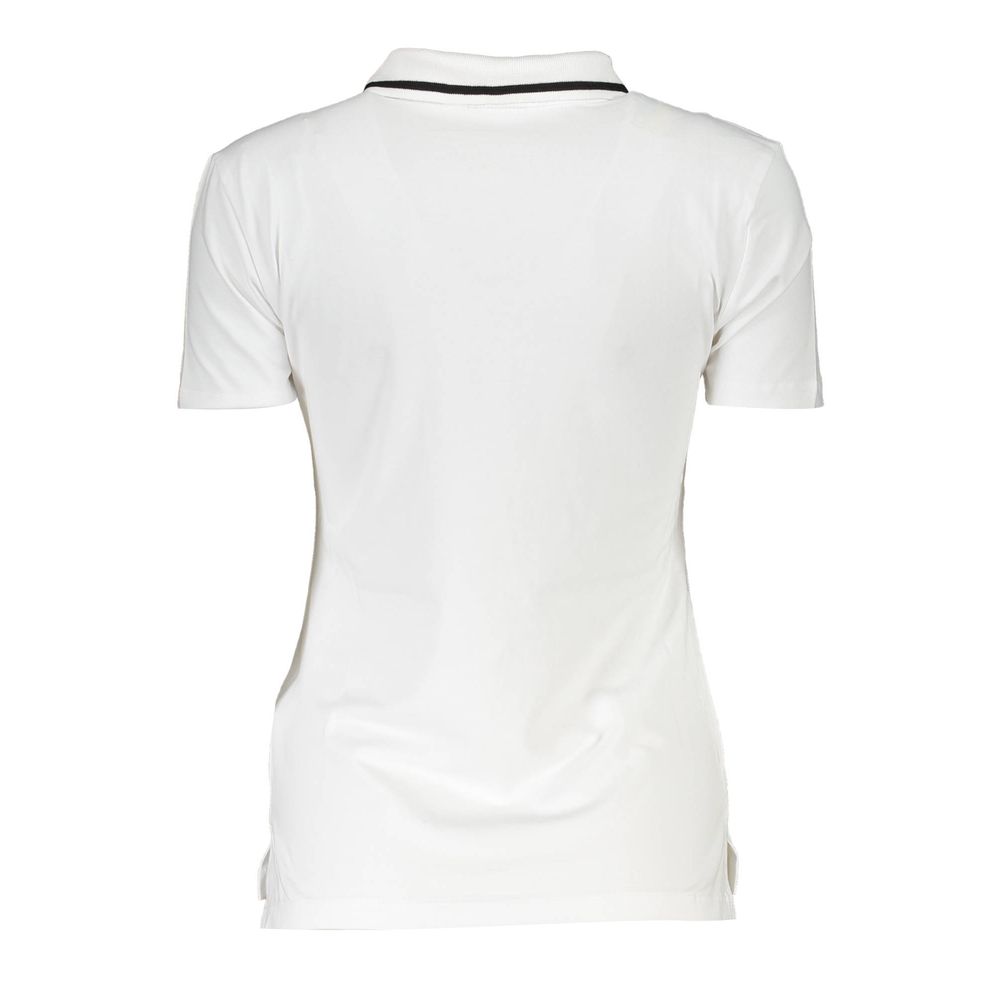 Polo Fila en coton blanc pour femme