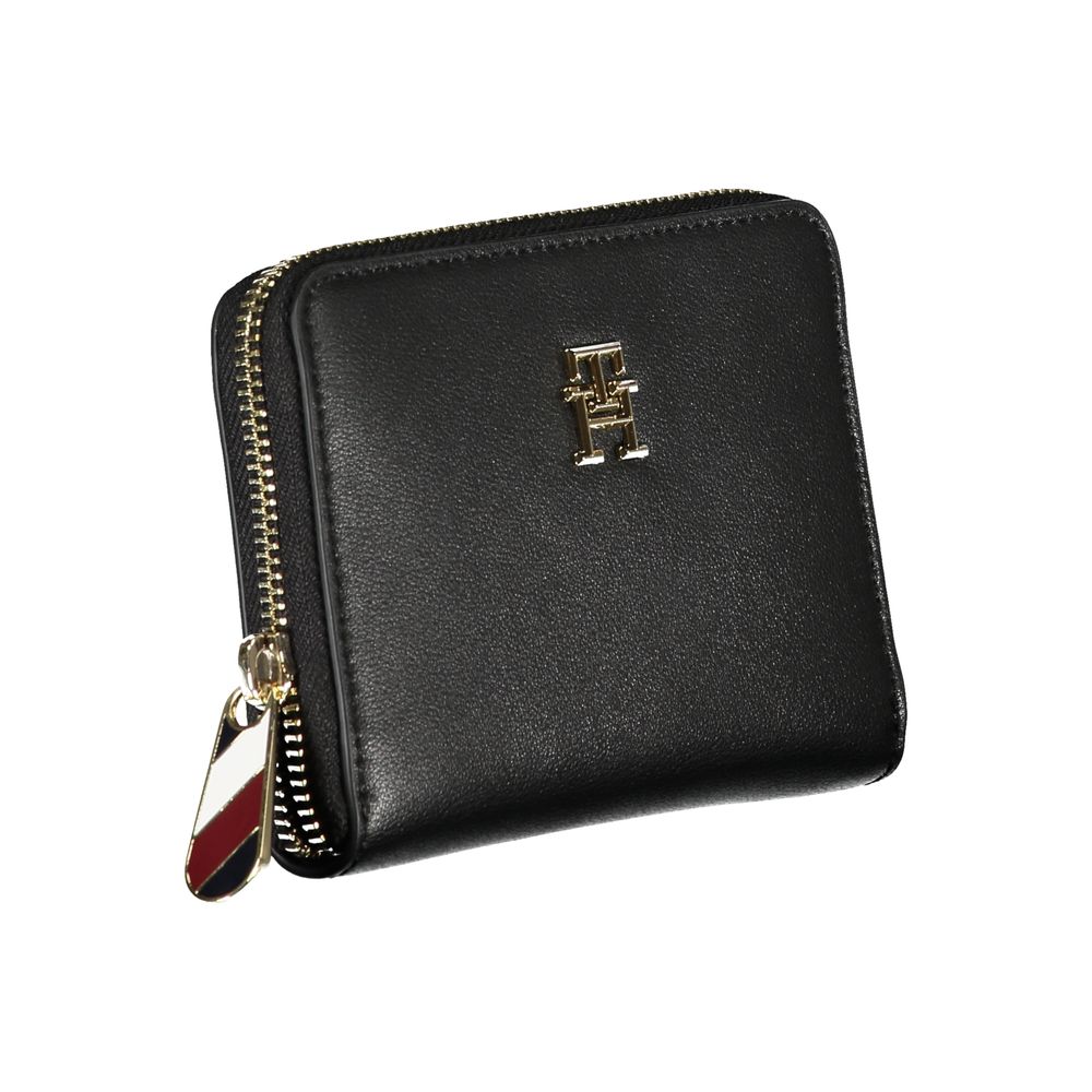 Tommy Hilfiger Zwarte Polyester Dames Portemonnee