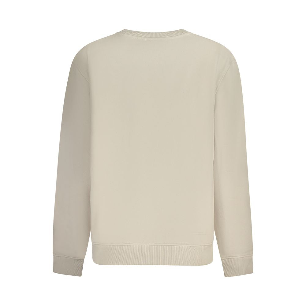 Pull femme en coton beige Calvin Klein