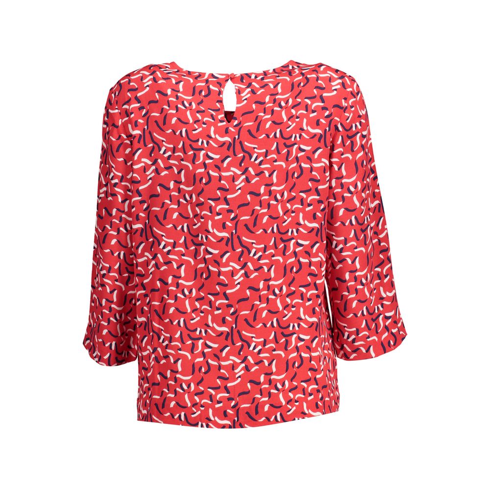 Gant Rode Viscose Dames Trui