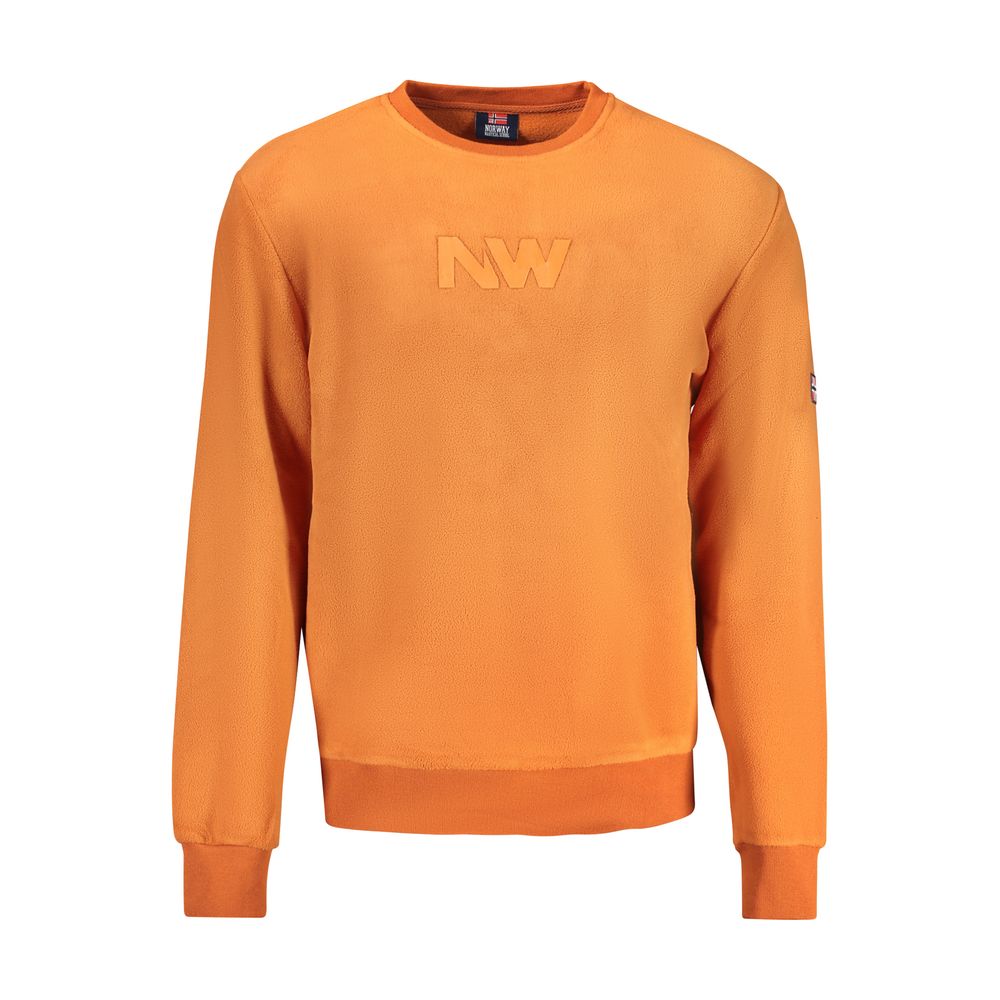 Pull homme en polyester marron Norvège 1963