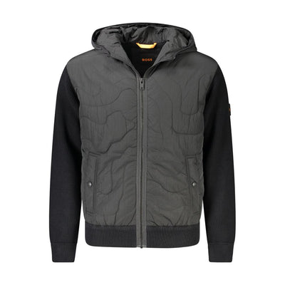 Veste en coton noir Hugo Boss pour homme