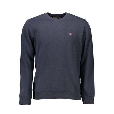 Pull Napapijri bleu en coton biologique pour homme