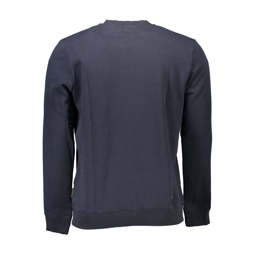 Pull Napapijri bleu en coton biologique pour homme