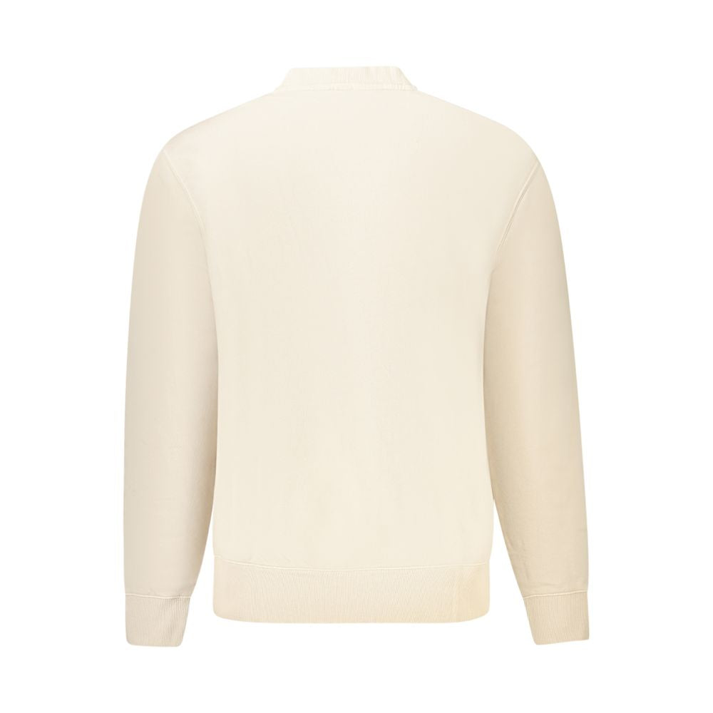 Pull homme en coton beige Hugo Boss