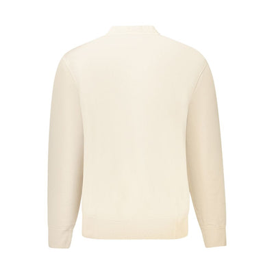 Pull homme en coton beige Hugo Boss