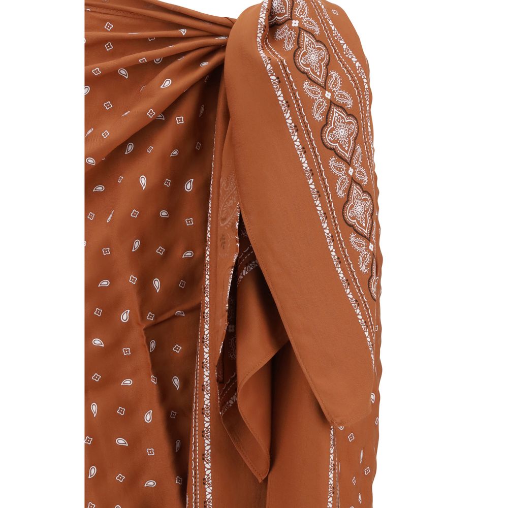 PINKO Bandana patroon pareo rok