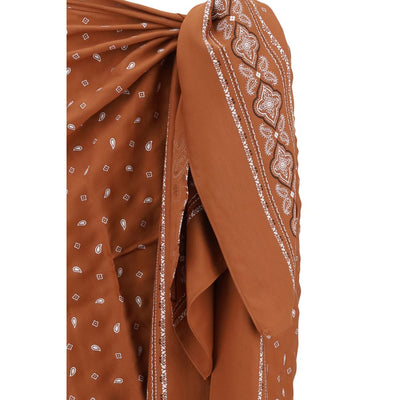 PINKO Bandana patroon pareo rok