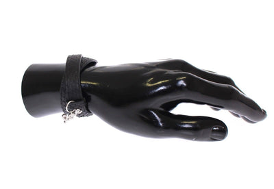Nialaya Snakeskin CZ LOVE 925 Silver Bracelet