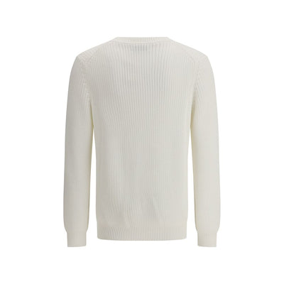 Brunello Cucinelli Pull demi-côtes anglaises
