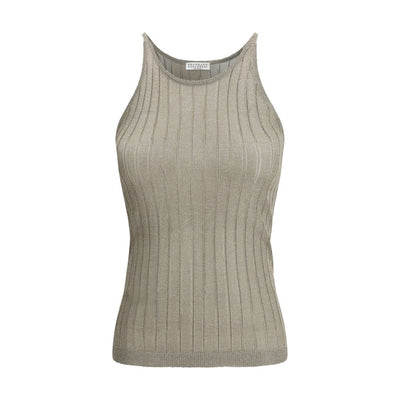 Brunello Cucinelli Lurex-tanktop