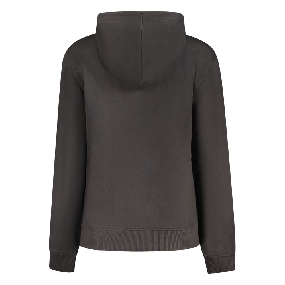 Pull femme en coton noir Calvin Klein