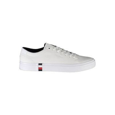 Tommy Hilfiger witte leren herensneaker