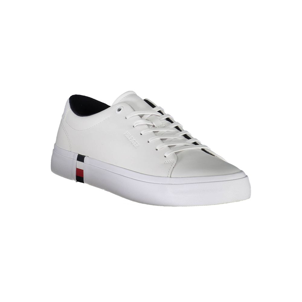 Tommy Hilfiger witte leren herensneaker