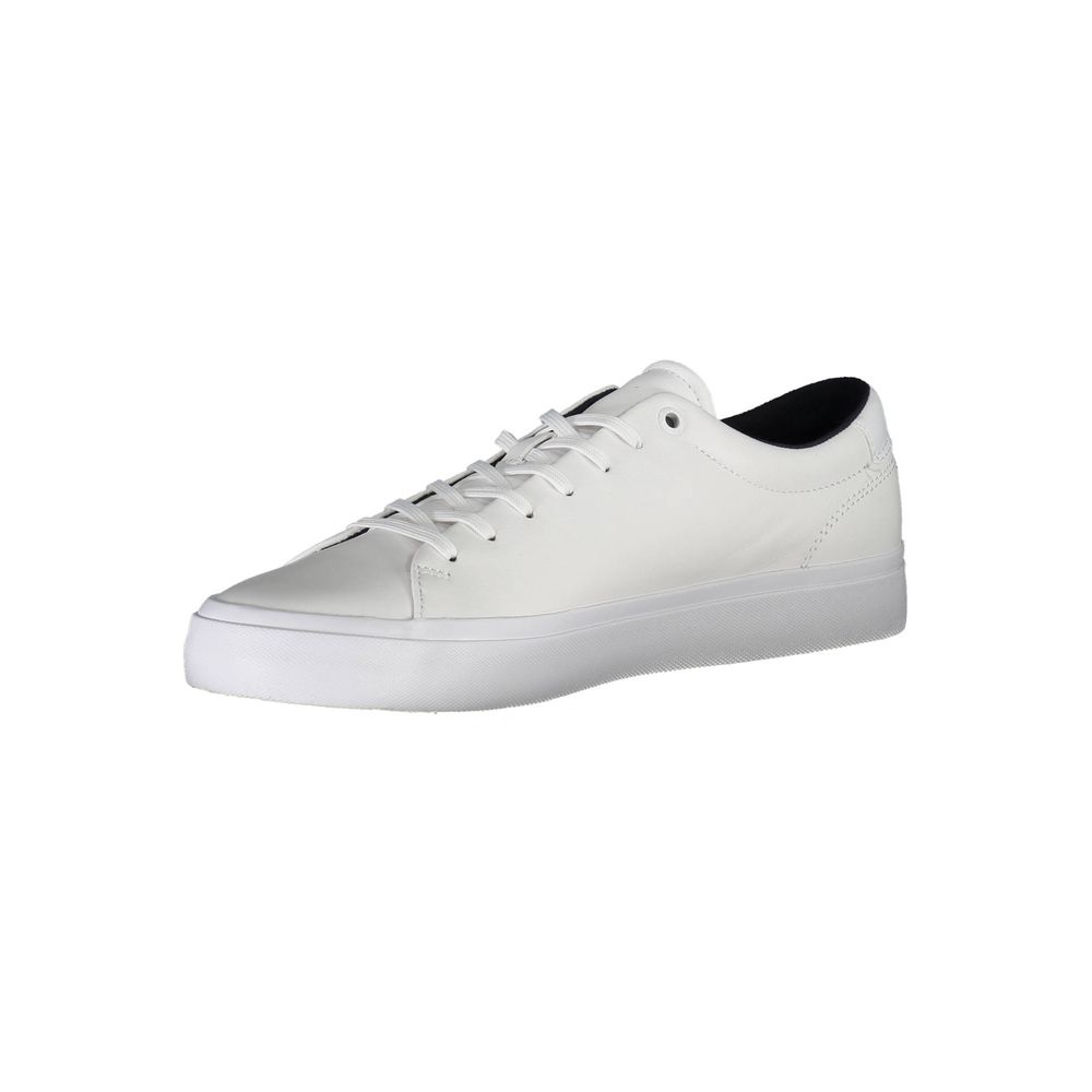 Tommy Hilfiger witte leren herensneaker