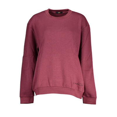 Sweat-shirt à col rond en polaire élégant Cavalli Class