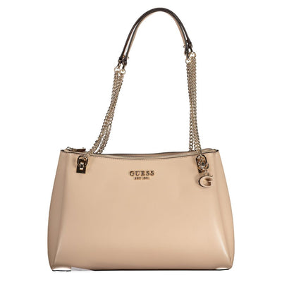 Guess Jeans Beige Polyethyleen Handtas