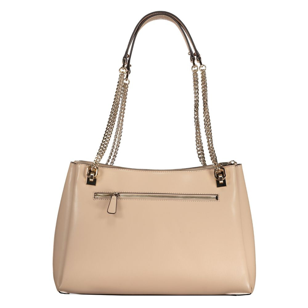 Guess Jeans Beige Polyethyleen Handtas