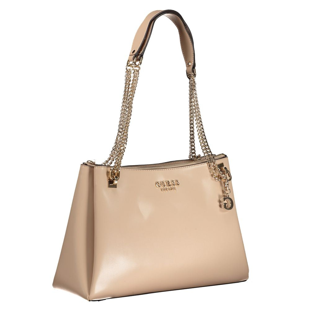 Guess Jeans Beige Polyethyleen Handtas