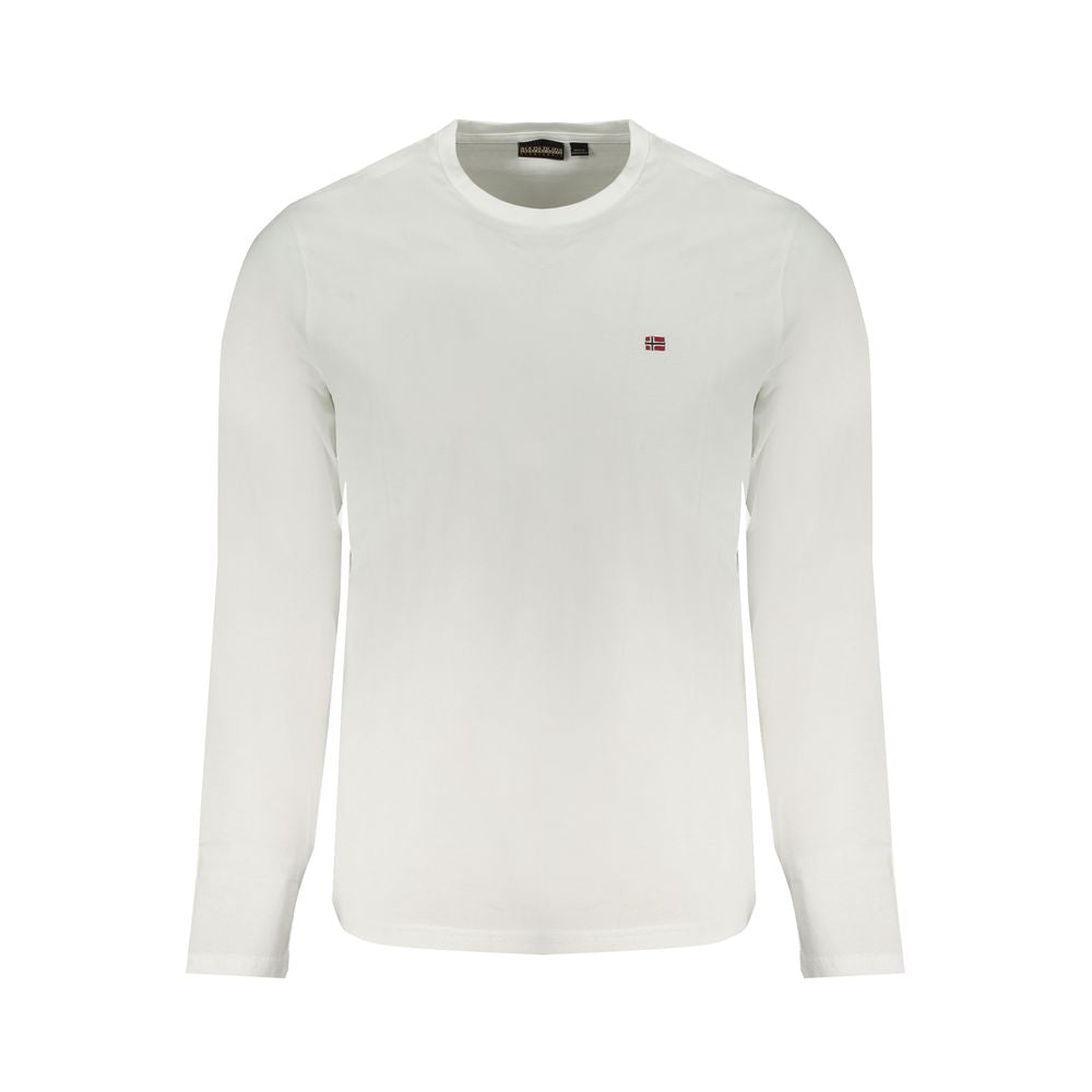 T-shirt en coton blanc Napapijri
