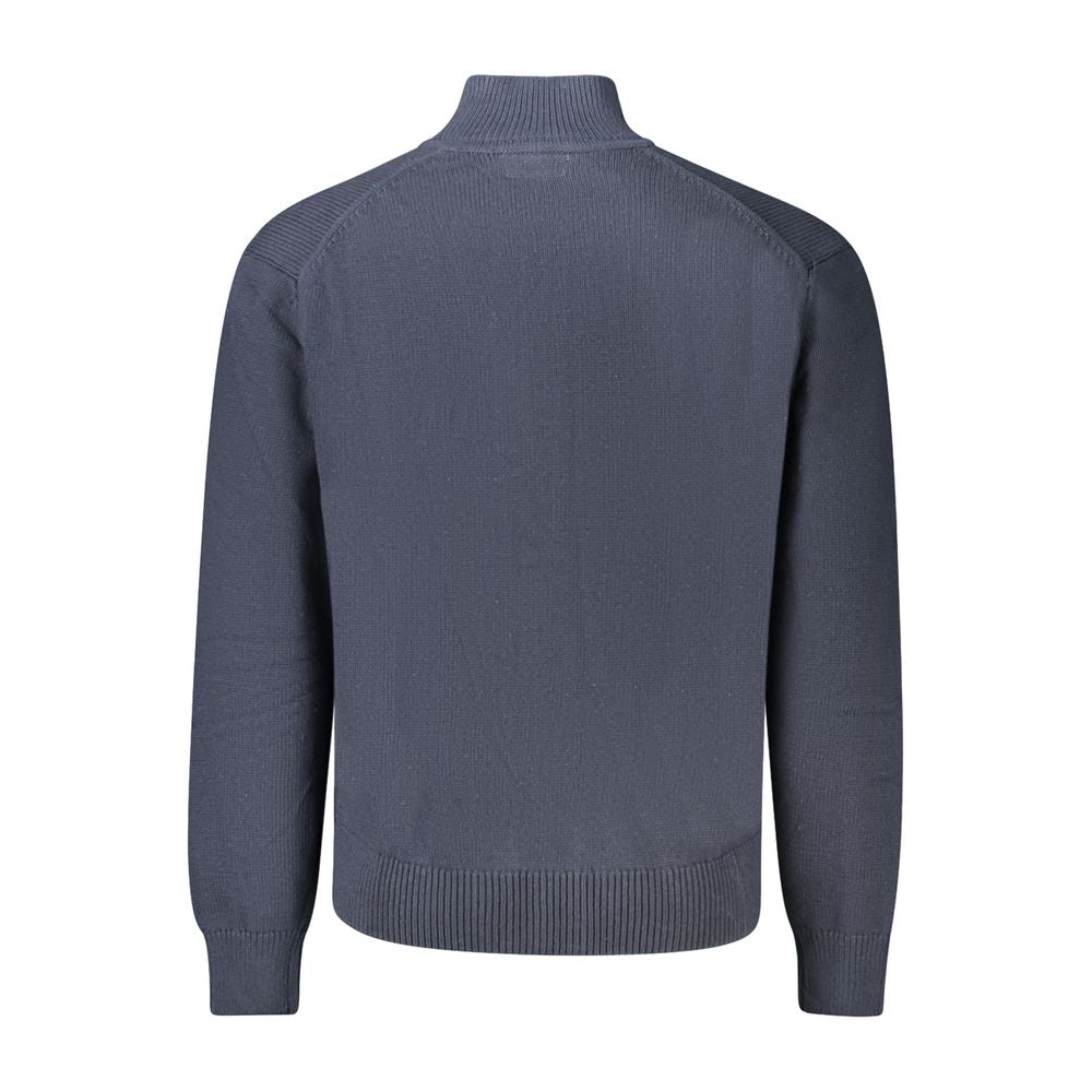 Pull Guess Jeans bleu en coton pour homme