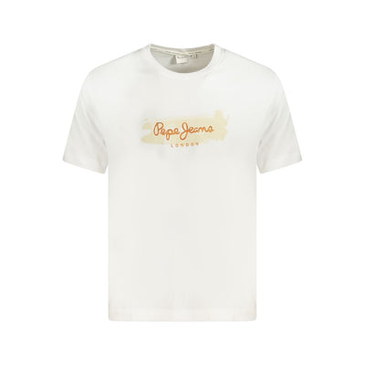 T-shirt en coton blanc Pepe Jeans